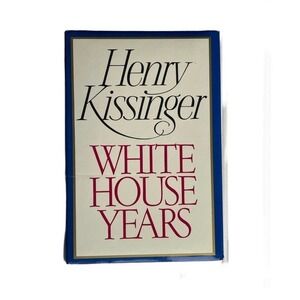 Henry Kissinger White House Years Hardcover Book DJ First Edition 1979 Used VG